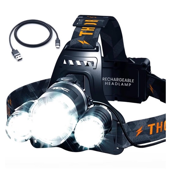 Other - Rechargeable Headlamp with USB Cable